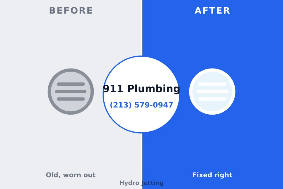 Before and after: plumbing company Beaverton, MI